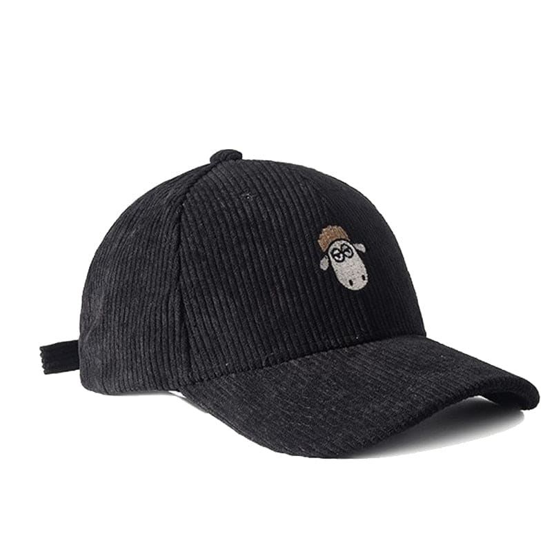Casquette velours mouton