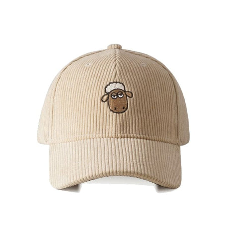 Casquette velours mouton