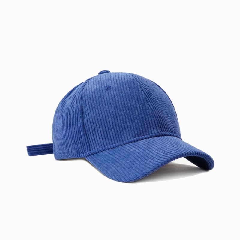 Casquette Velours Noir Femme