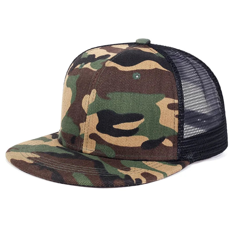 Casquette Visière Plate Trucker