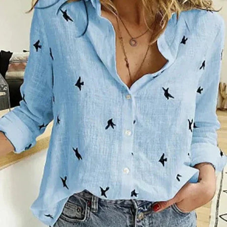 Chemise Maelyn - Élégante & Décontractée - Manches Longues
