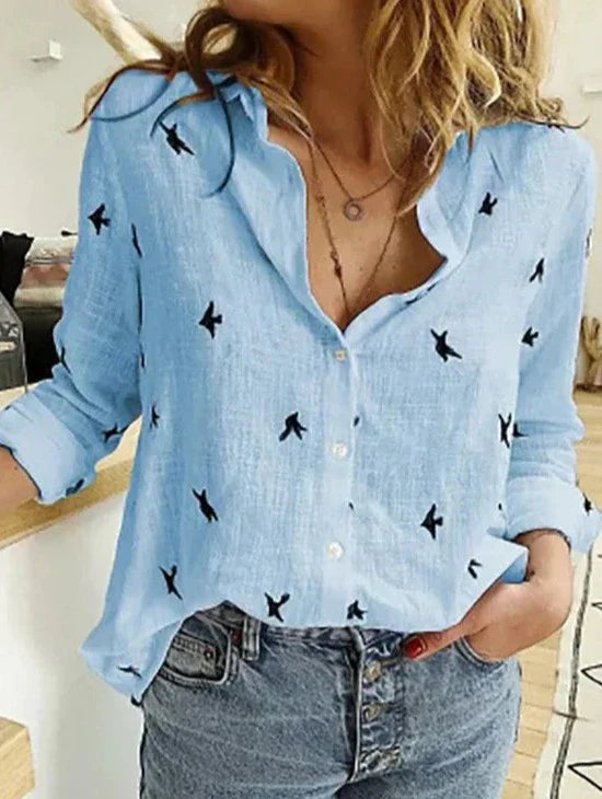 Chemise Maelyn - Élégante & Décontractée - Manches Longues