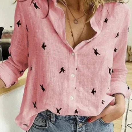 Chemise Maelyn - Élégante & Décontractée - Manches Longues