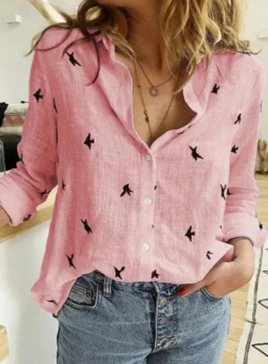 Chemise Maelyn - Élégante & Décontractée - Manches Longues