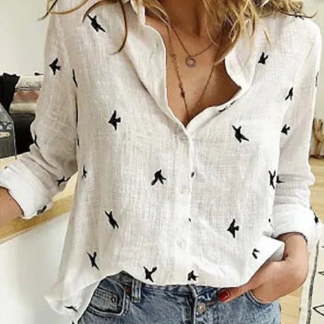 Chemise Maelyn - Élégante & Décontractée - Manches Longues