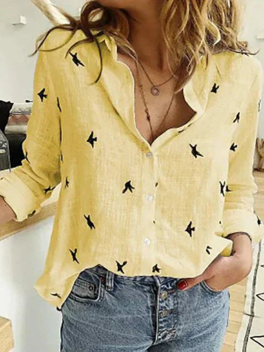 Chemise Maelyn - Élégante & Décontractée - Manches Longues