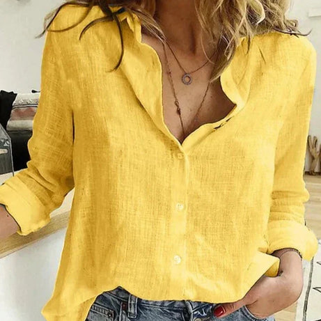 Chemise Maelyn - Élégante & Décontractée - Manches Longues