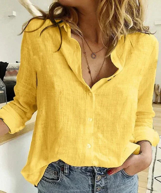 Chemise Maelyn - Élégante & Décontractée - Manches Longues