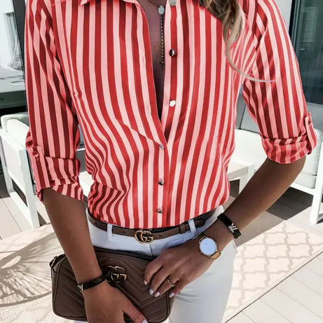 Chemise rayée Femme - Style élégant - Hema