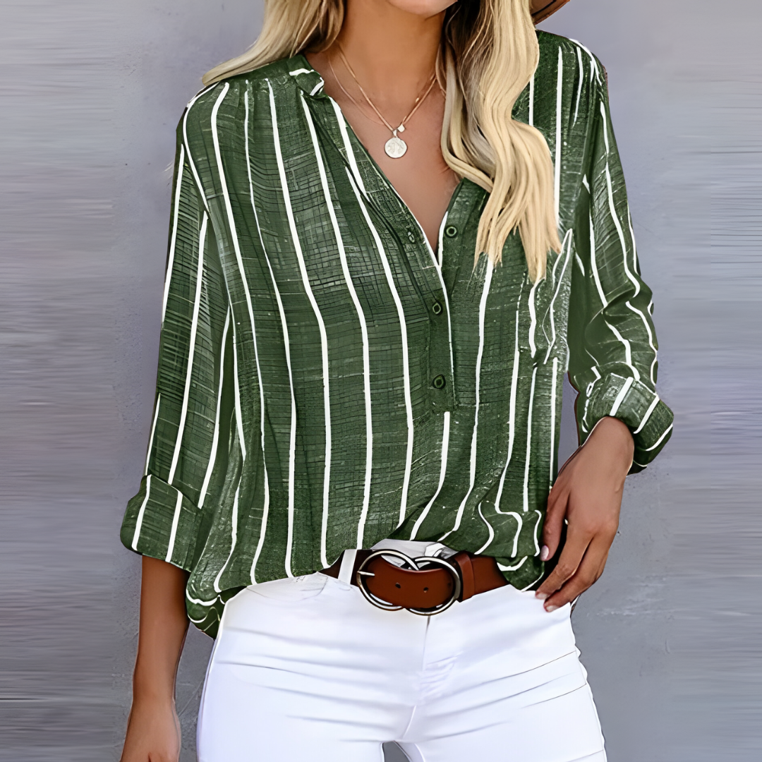 Chemise Rayée Élégante - Légereté et Style Décontracté