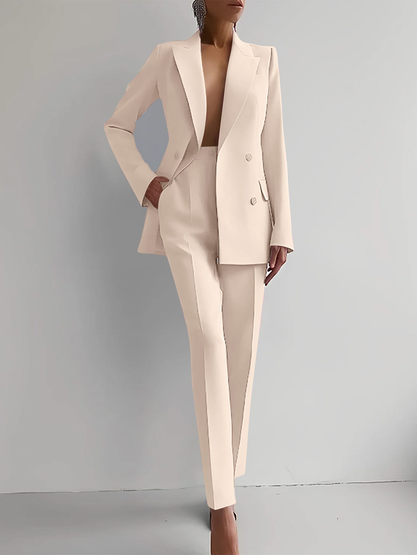 Costume Femme 2 Pièces - Blazer et Pantalon Élegant