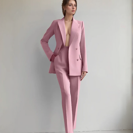 Costume Femme 2 Pièces - Blazer et Pantalon Élegant
