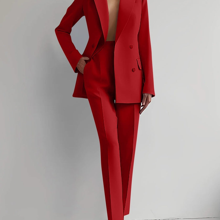 Costume Femme 2 Pièces - Blazer et Pantalon Élegant