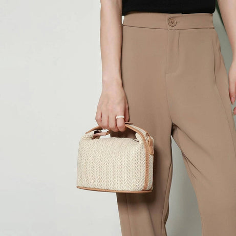 Petit sac à main paille