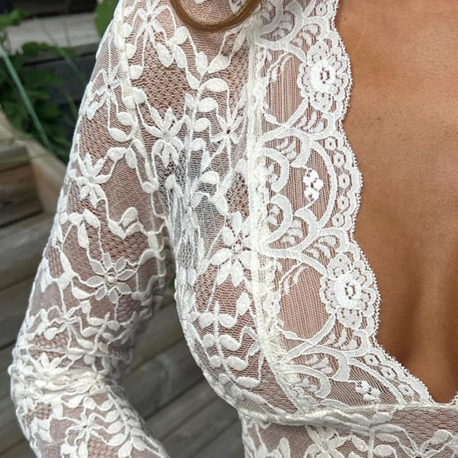 Haut Dentelle Chic Amélie - Élégance et Confort