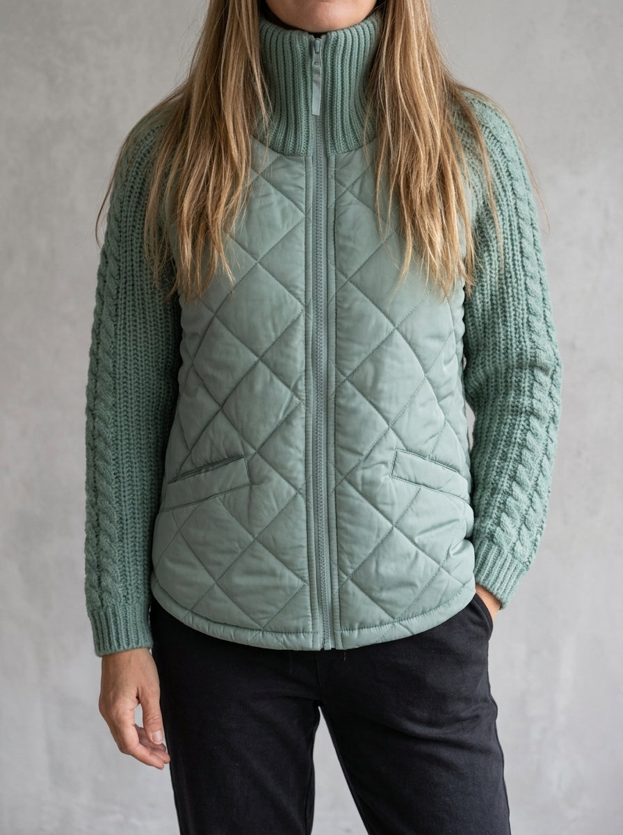 VESTE À COL MONTANT POUR FEMMES