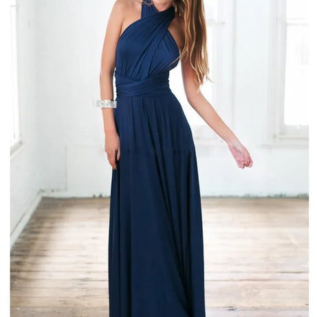 Laura - Robe soirée longue style rouge Boho pour Femmes