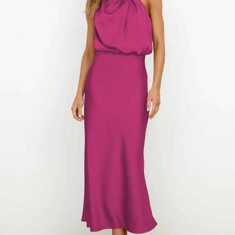 Robes de soirée sexy en satin pour femmes