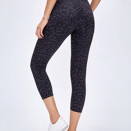 Legging De Sport Capri Taille Haute