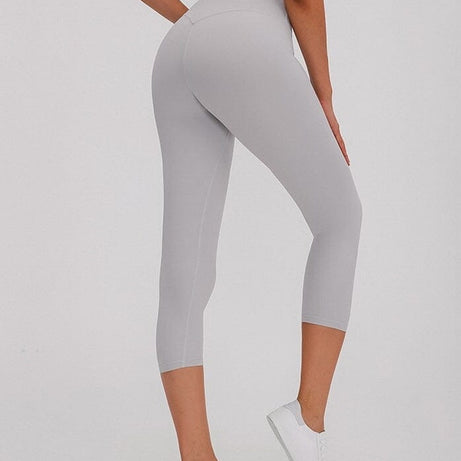Legging De Sport Capri Taille Haute