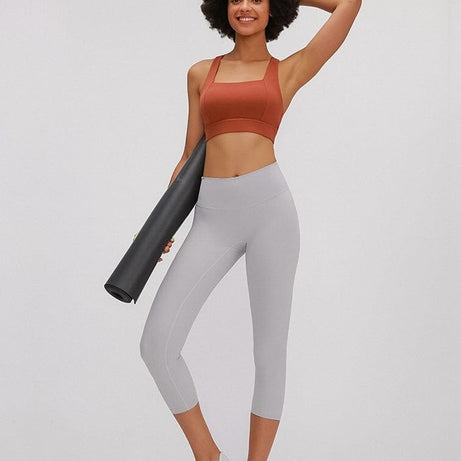 Legging De Sport Capri Taille Haute