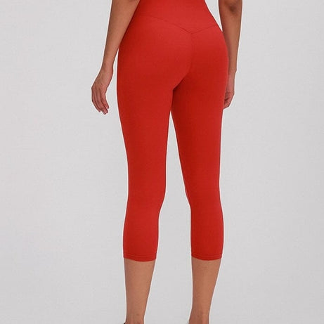Legging De Sport Capri Taille Haute