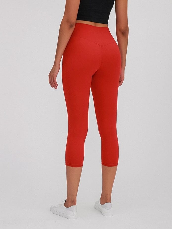 Legging De Sport Capri Taille Haute