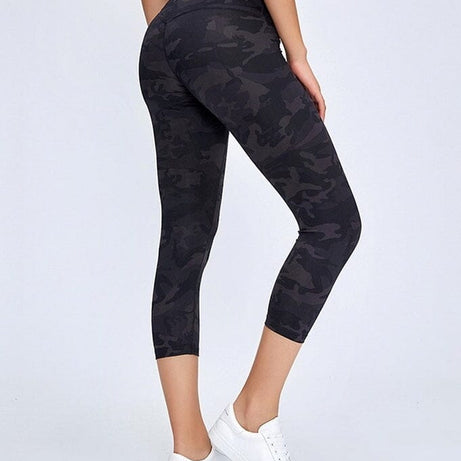 Legging De Sport Capri Taille Haute