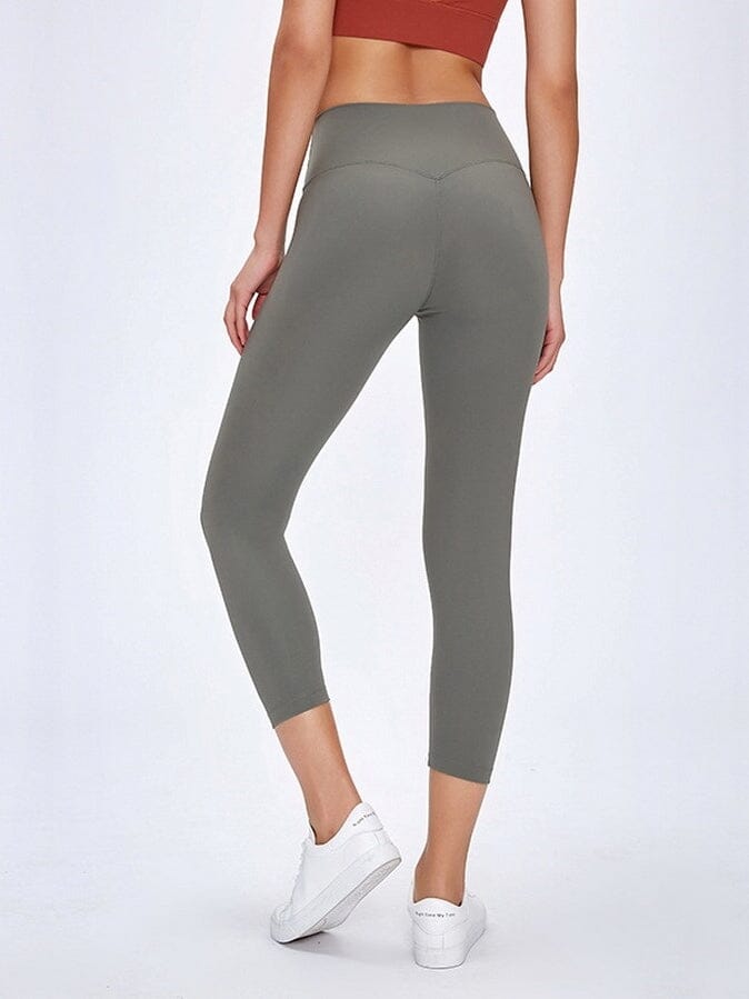Legging De Sport Capri Taille Haute