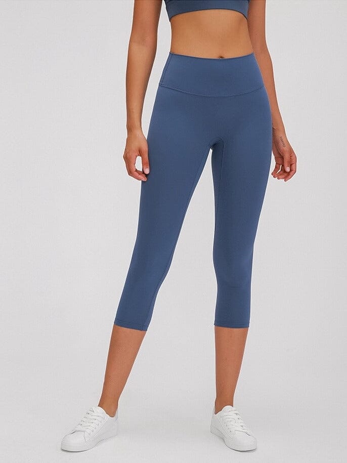 Legging De Sport Capri Taille Haute