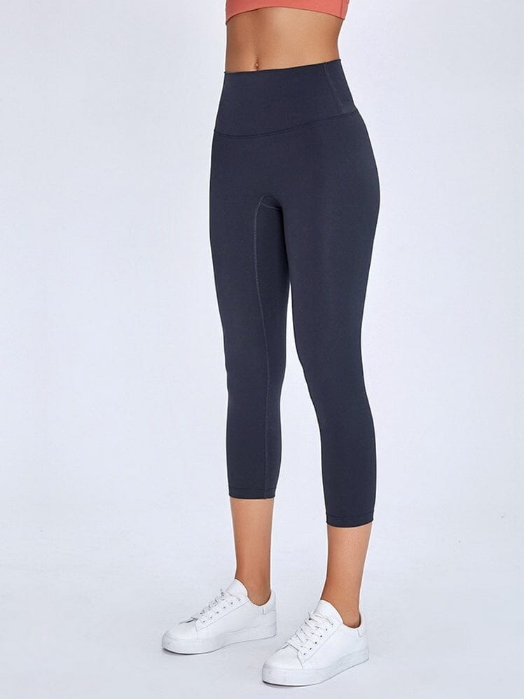 Legging De Sport Capri Taille Haute