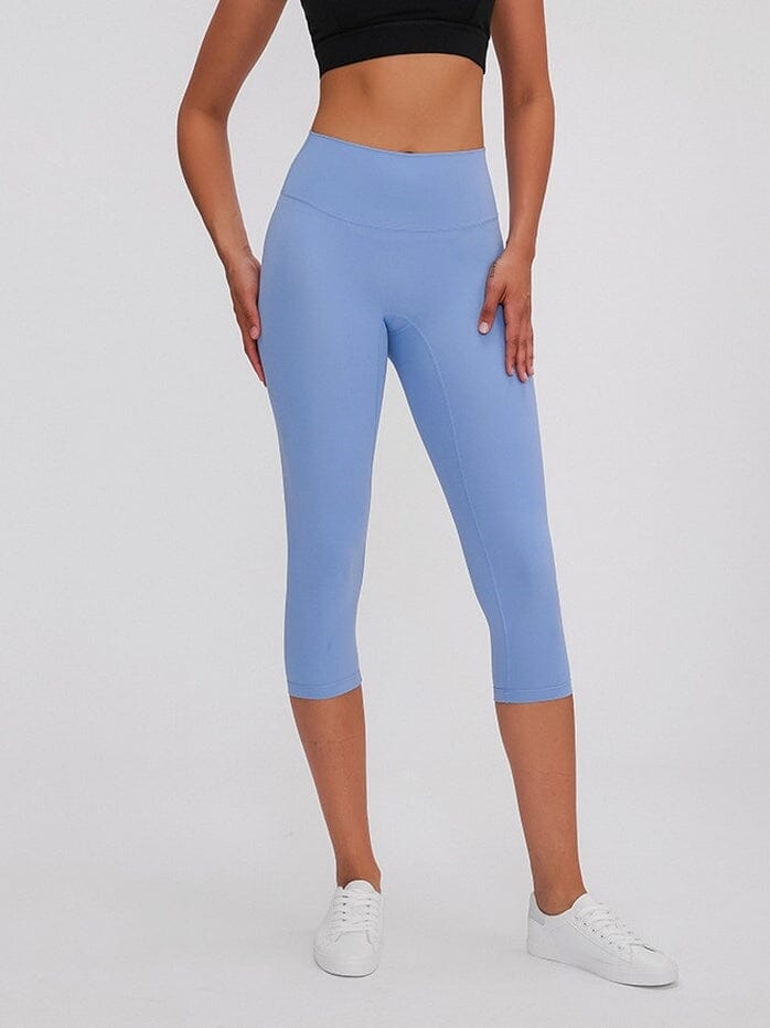 Legging De Sport Capri Taille Haute