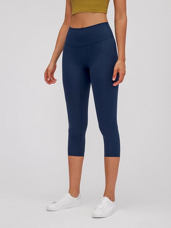 Legging De Sport Capri Taille Haute