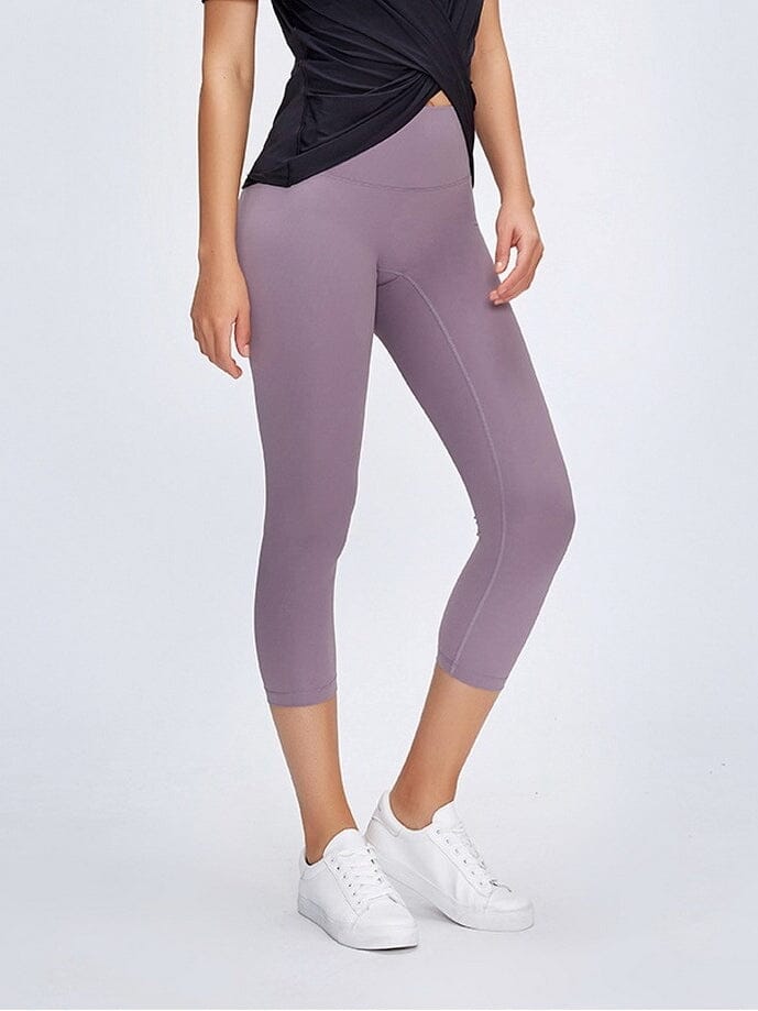 Legging De Sport Capri Taille Haute