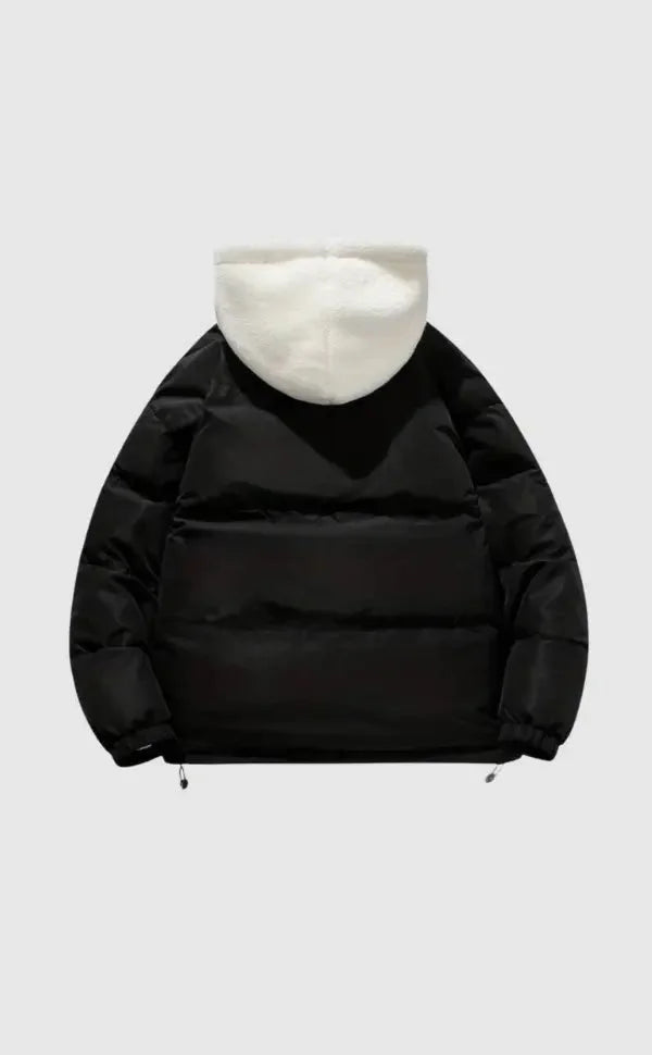 Doudoune d'hiver pour femme avec capuche et doublure douce