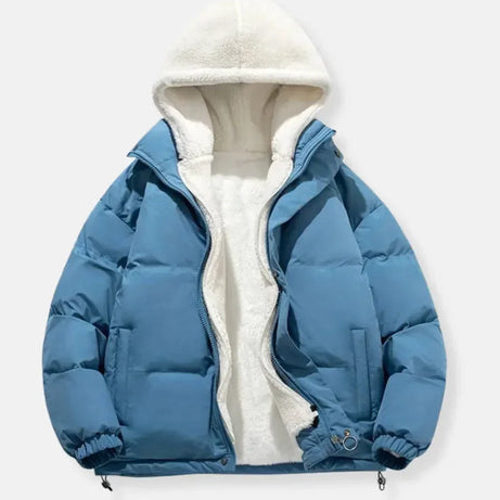 Doudoune d'hiver pour femme avec capuche et doublure douce