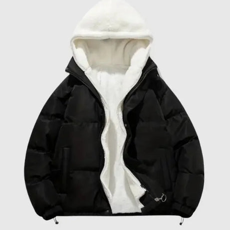 Doudoune d'hiver pour femme avec capuche et doublure douce