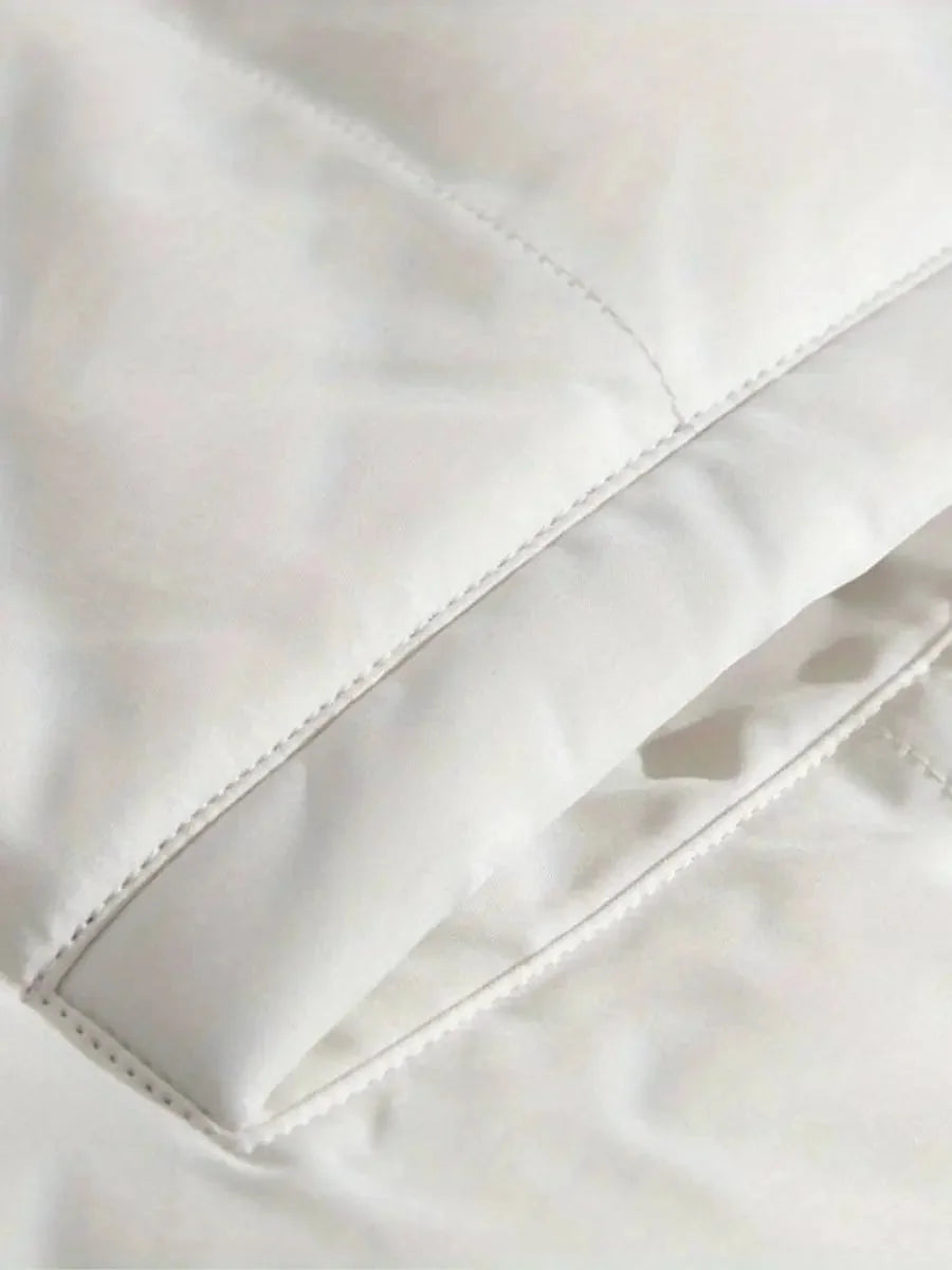 Doudoune d'hiver pour femme avec capuche et doublure douce