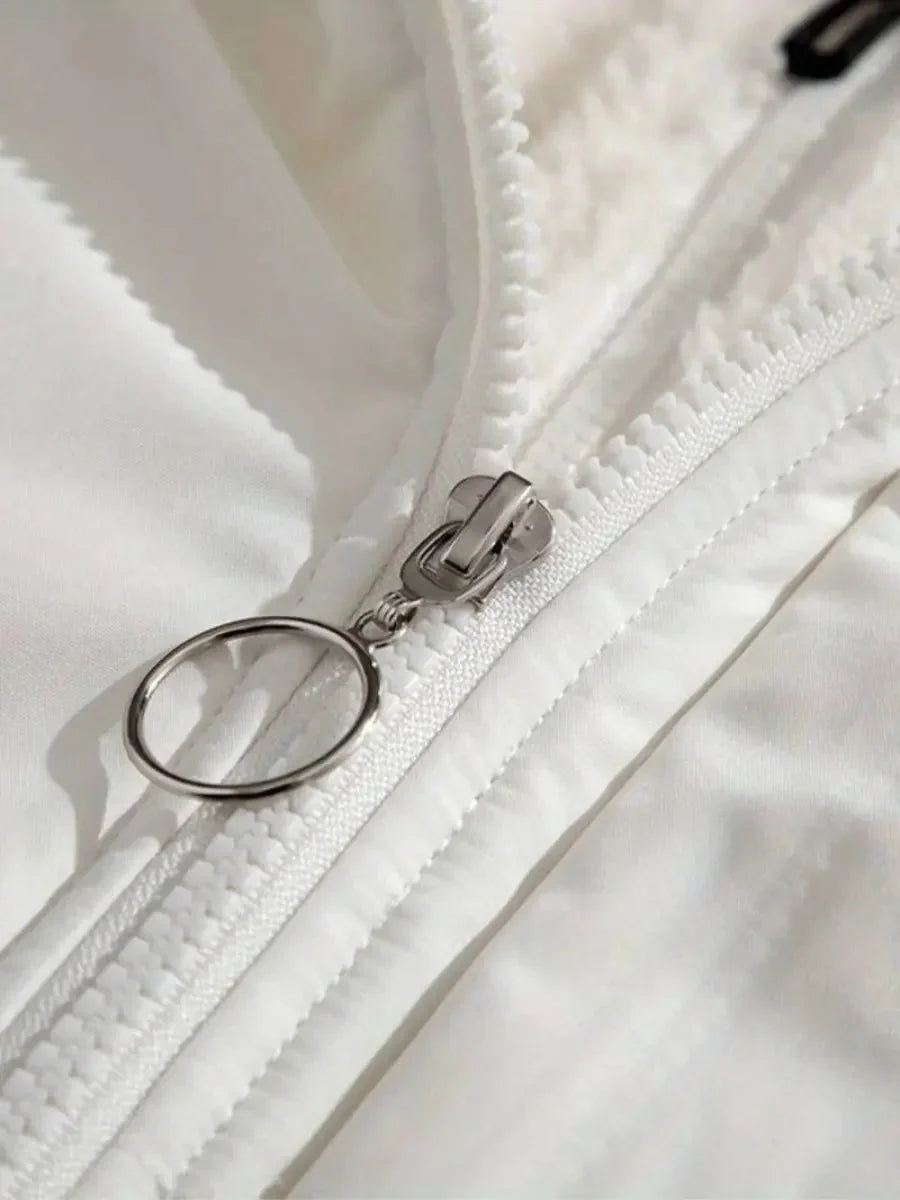 Doudoune d'hiver pour femme avec capuche et doublure douce