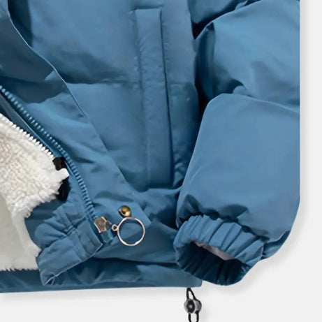 Doudoune d'hiver pour femme avec capuche et doublure douce