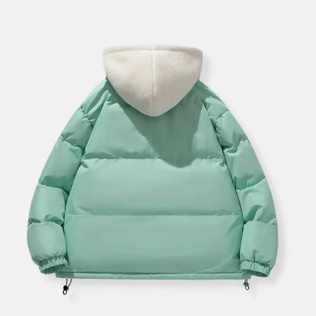 Doudoune d'hiver pour femme avec capuche et doublure douce