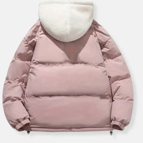 Doudoune d'hiver pour femme avec capuche et doublure douce