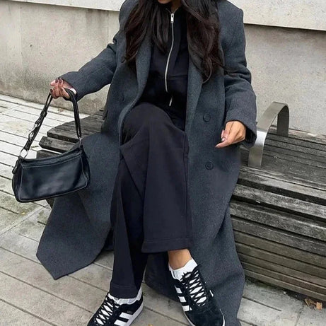 Manteau d’hiver femme coupe oversize