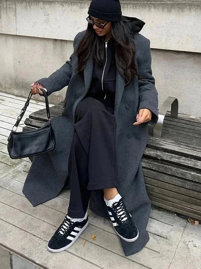 Manteau d’hiver femme coupe oversize
