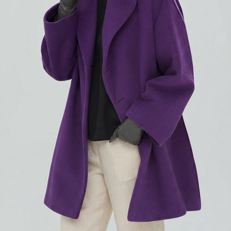 Manteau Femme Col Châle | Fermeture Boutonnée