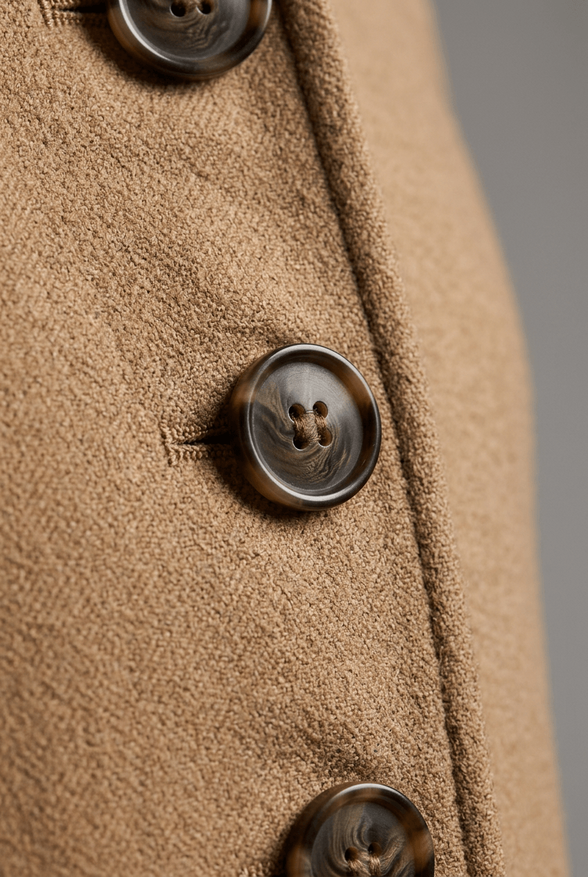 Manteau Femme | Col Montant Boutonné