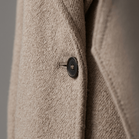 Manteau femme oversize long | Col à revers