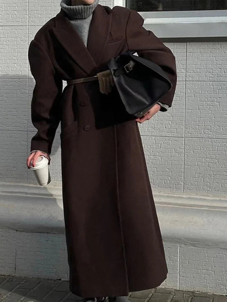 Manteau long femme style élégant pour toutes saisons