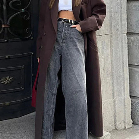 Manteau long femme style élégant pour toutes saisons