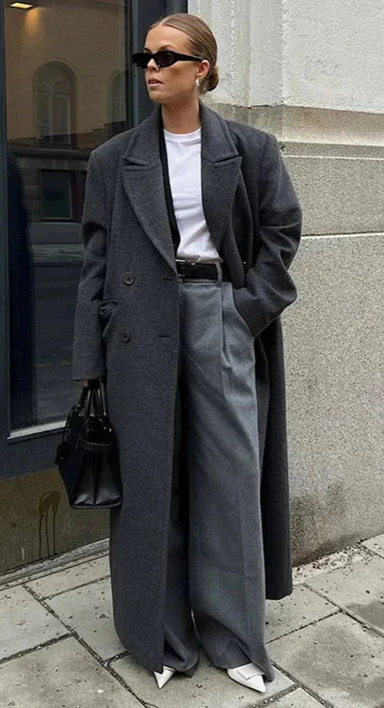 Manteau long femme style élégant pour toutes saisons